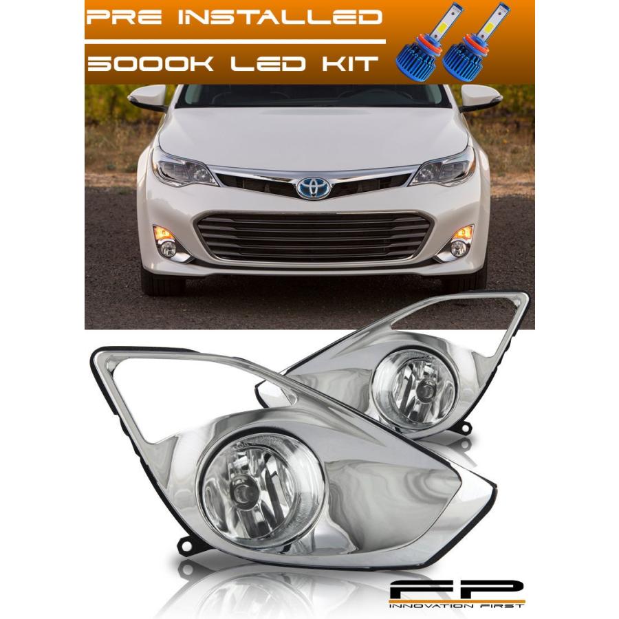USフォグライト LED + 2013 2014 2015トヨタアバロンフォグライトランプ交換フルキット完成 LED + 2013 2014 2015