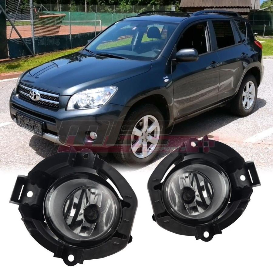 USフォグライト 2006-2008トヨタRAV4 Winjet OE工場フィットフォグライトバンパーキットクリアレンズ For 2006-2008