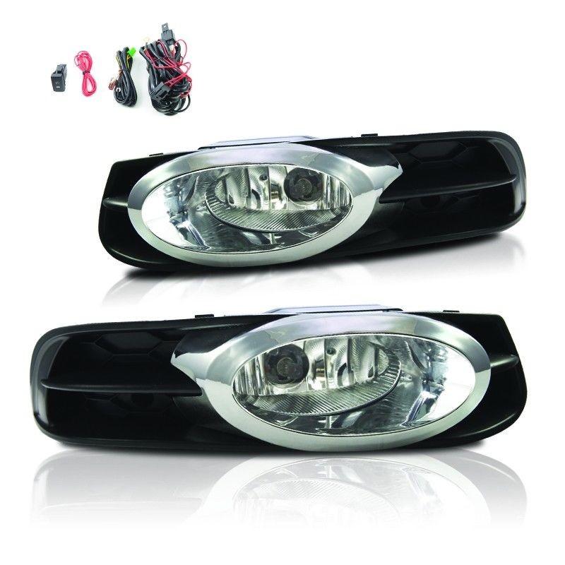 USフォグライト ホンダシビッククーペ12-13工場バンパー交換フィットフォグライトクリアレンズ For Honda Civic Coupe 12-1_1