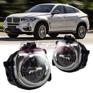 USフォグライト 2011-2016年BMW XシリーズWinjet OE工場適合フォグライトバンパーLEDクリアレンズ For 2011-2016