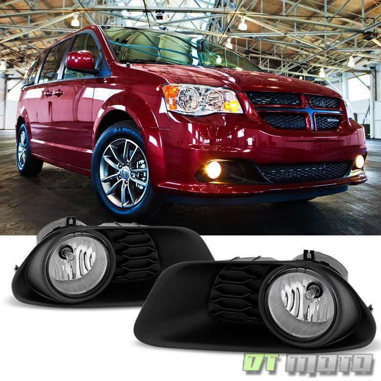 USフォグライト 2011-2017 Dodge Grand Caravanバンパーフォグライティングランプ+左/右スイッチ 2011-2017 Do