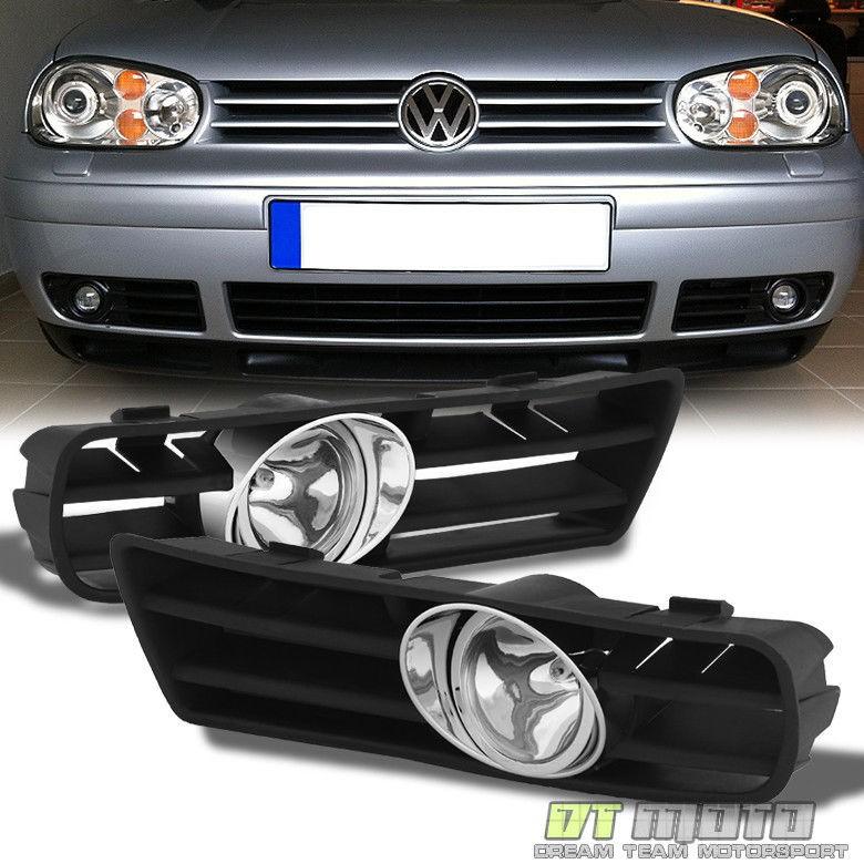 USフォグライト 99-06 VWゴルフMk4 Gti Tdi交換ベントグリルカバー+スイッチ付き+フォグライト+電球 99-06 VW Golf M