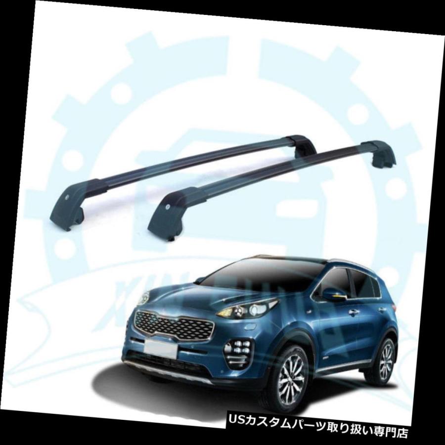 USキャリア KIA New Sportage 2016-2019手荷物荷物ルーフレールラッククロスバーB for KIA New Sportag