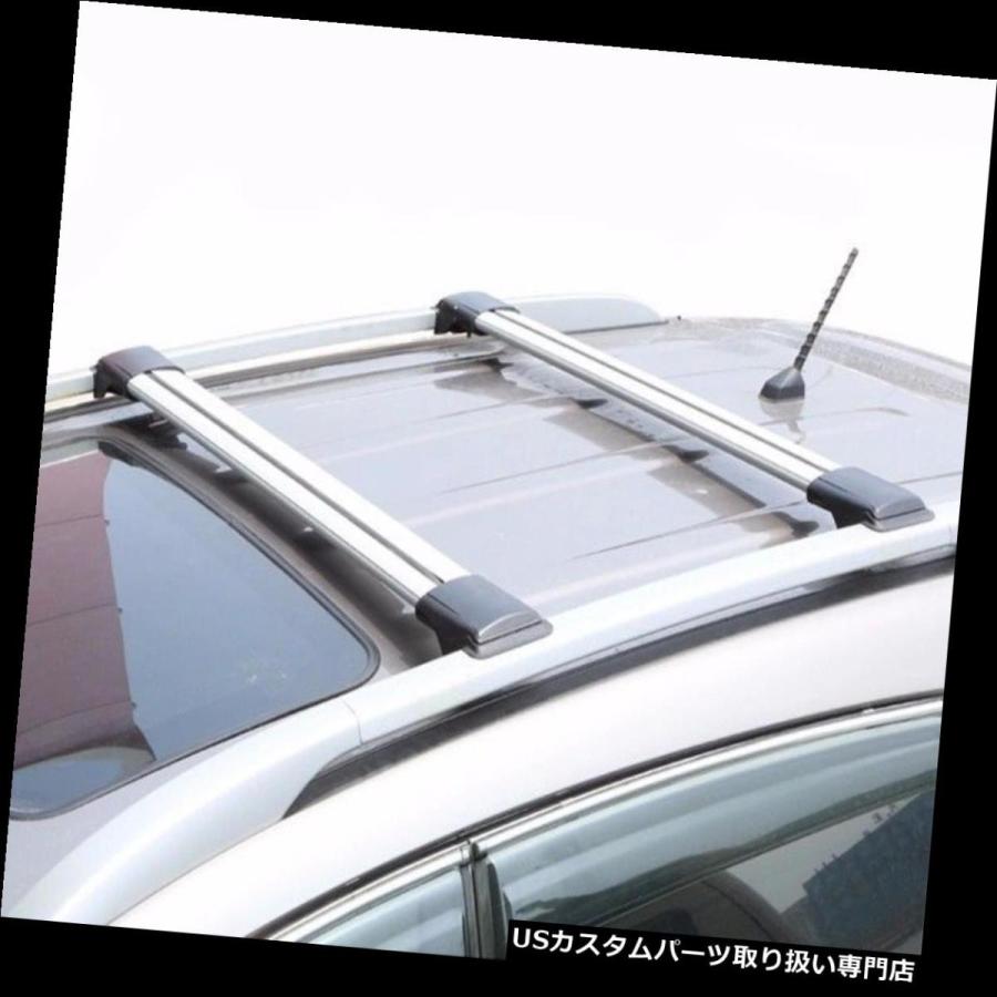 USキャリア ボルボXC90ルーフラックルーフレールクロスバー2個のキー付きアルミニウム VOLVO XC90 Roof Rack Roof Ra