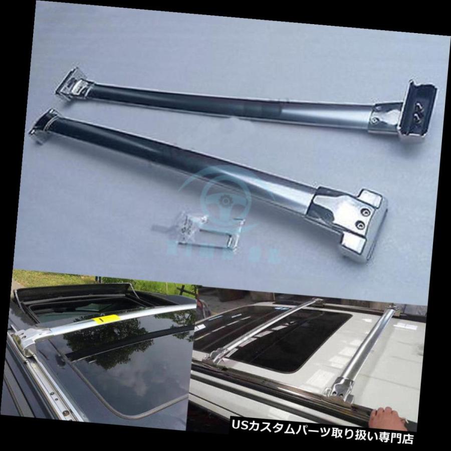 USキャリア ジープグランドチェロキー11-18用ステンレス鋼ルーフラックレールクロスバークロスバー Stainless Steel Roof R