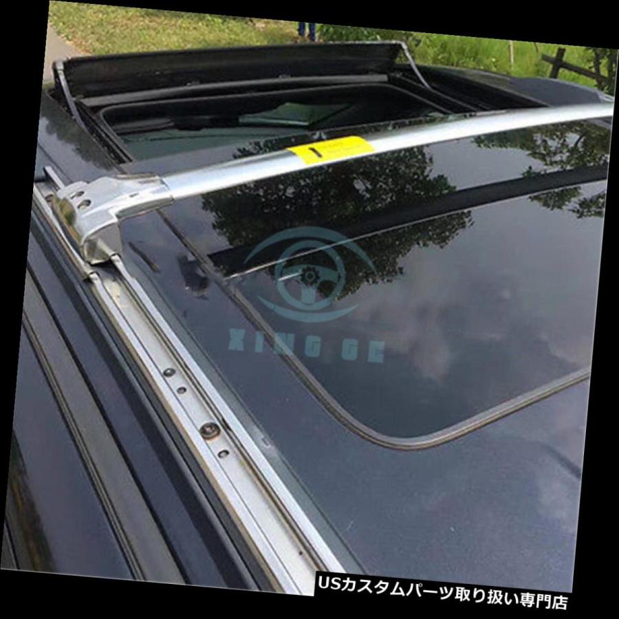USキャリア ジープグランドチェロキー11-18用ステンレス鋼ルーフラックレールクロスバークロスバー Stainless Steel Roof R_2