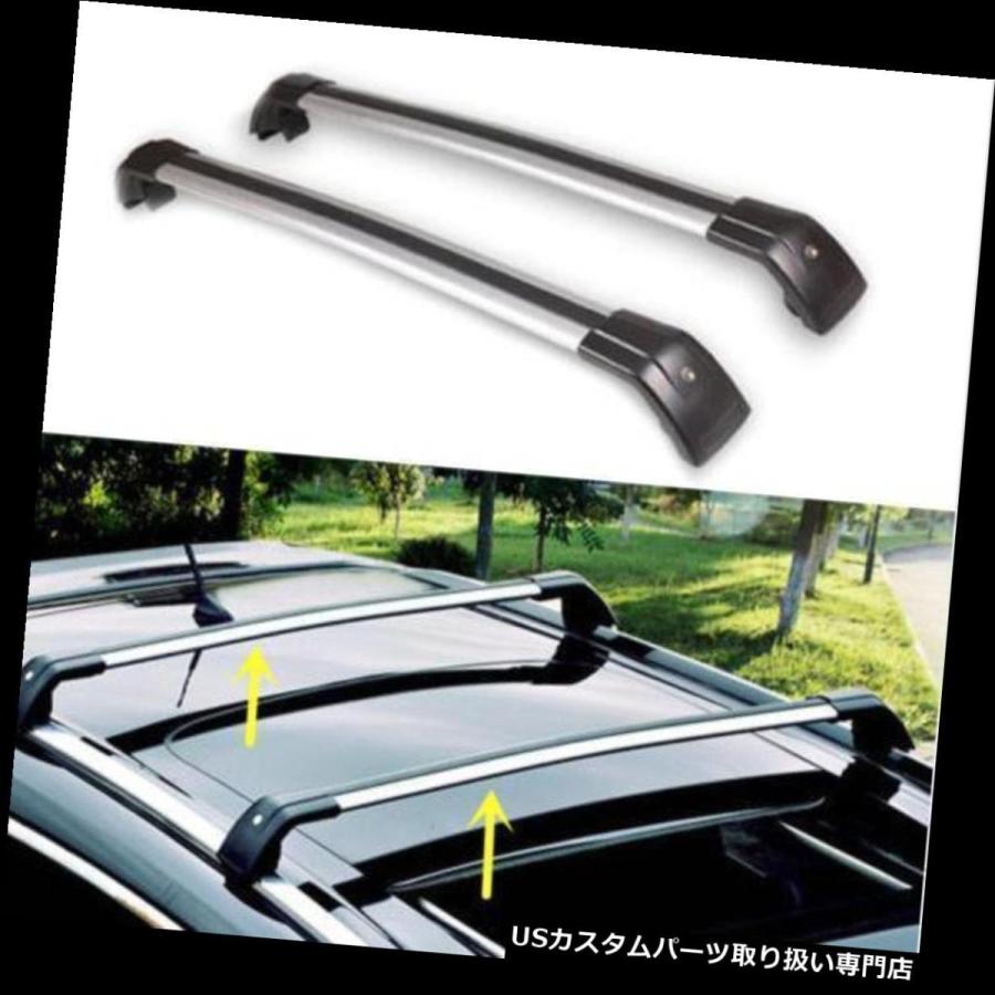 USキャリア KIA Sorent 15-17用ユニバーサルルーフラッククロスバーカヤックカーゴ荷物キャリア  Universal Roof Rac