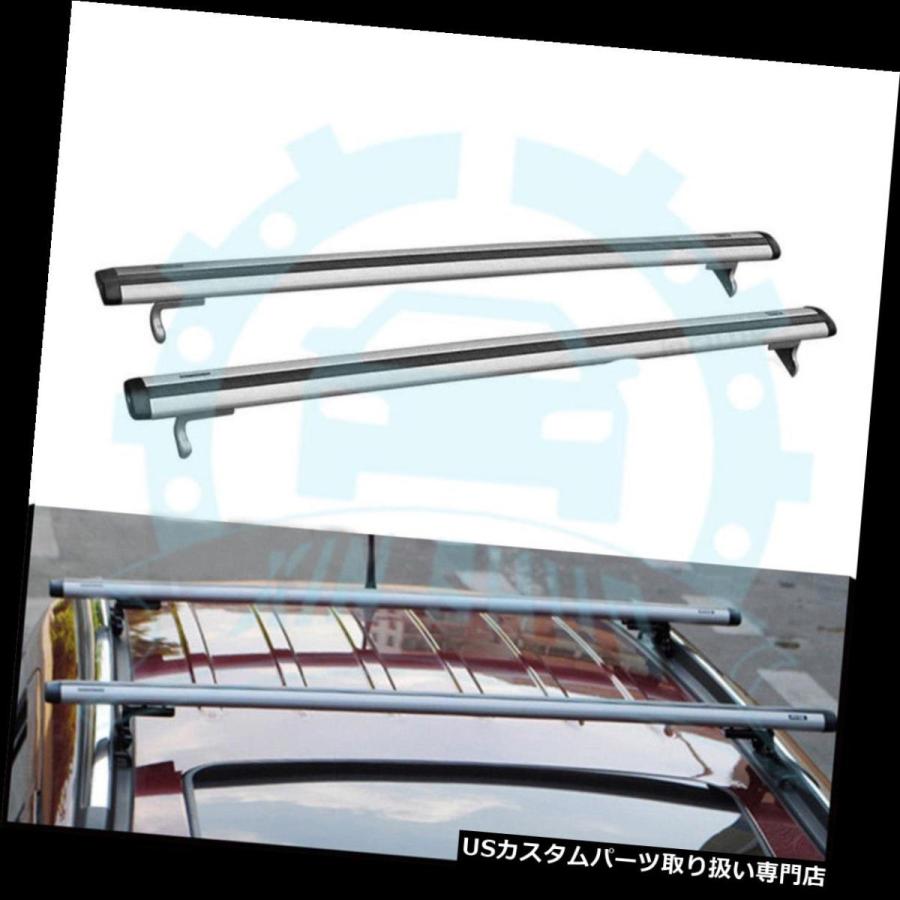 USキャリア アルミ製ルーフラックレールクロスバークロスバークロスバージープコンパス2011-2016 B  Aluminium Roof Rack