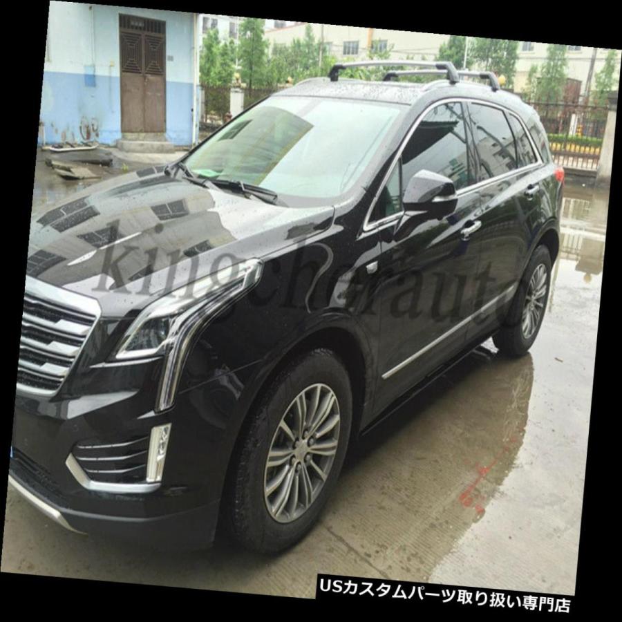US球歴 CADILLAC XT 5 2016 2017クロスオーバールーフラックレールクロスバークロスバーに相応う  fit for CAD 車、バイク、自転車-ルーフボックス、キャリア-自動車
