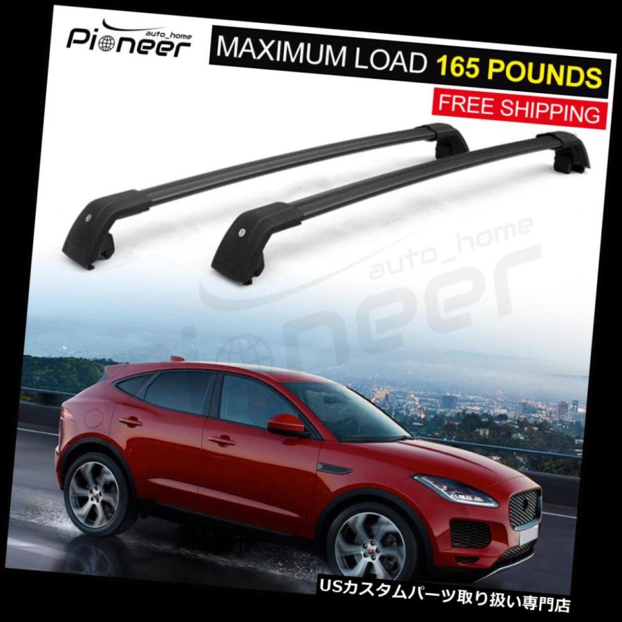US球歴 ルーフラックレールクロスバークロスバー2本相応うジャガーE歩みE歩み2017-2019  Roof Racks Rail Cro アクセサリーパーツ-車、バイク、自転車-ルーフボックス、キャリア