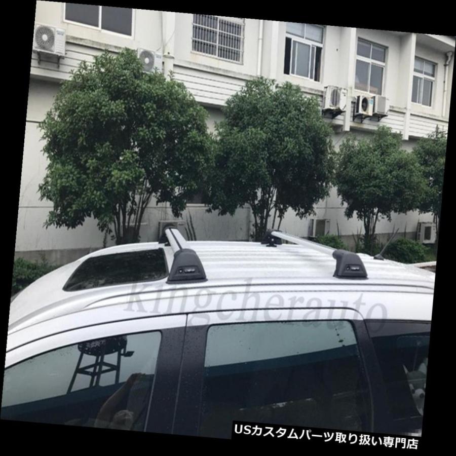 USキャリア 4Pcsは三菱Outlander 2013-2018ルーフラックレールクロスバークロスバーにフィットします 4Pcs fits fo