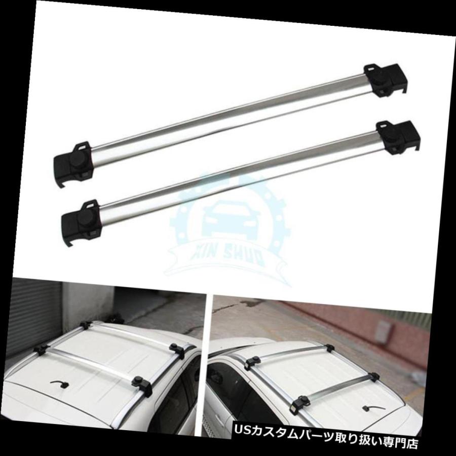 US球歴 三菱ASX 2011-2016クロスバー四輪車部分品用2PCSルーフラックフィット  2PCS Roof Rack Fit For Mi ルーフボックス、キャリア-自動車