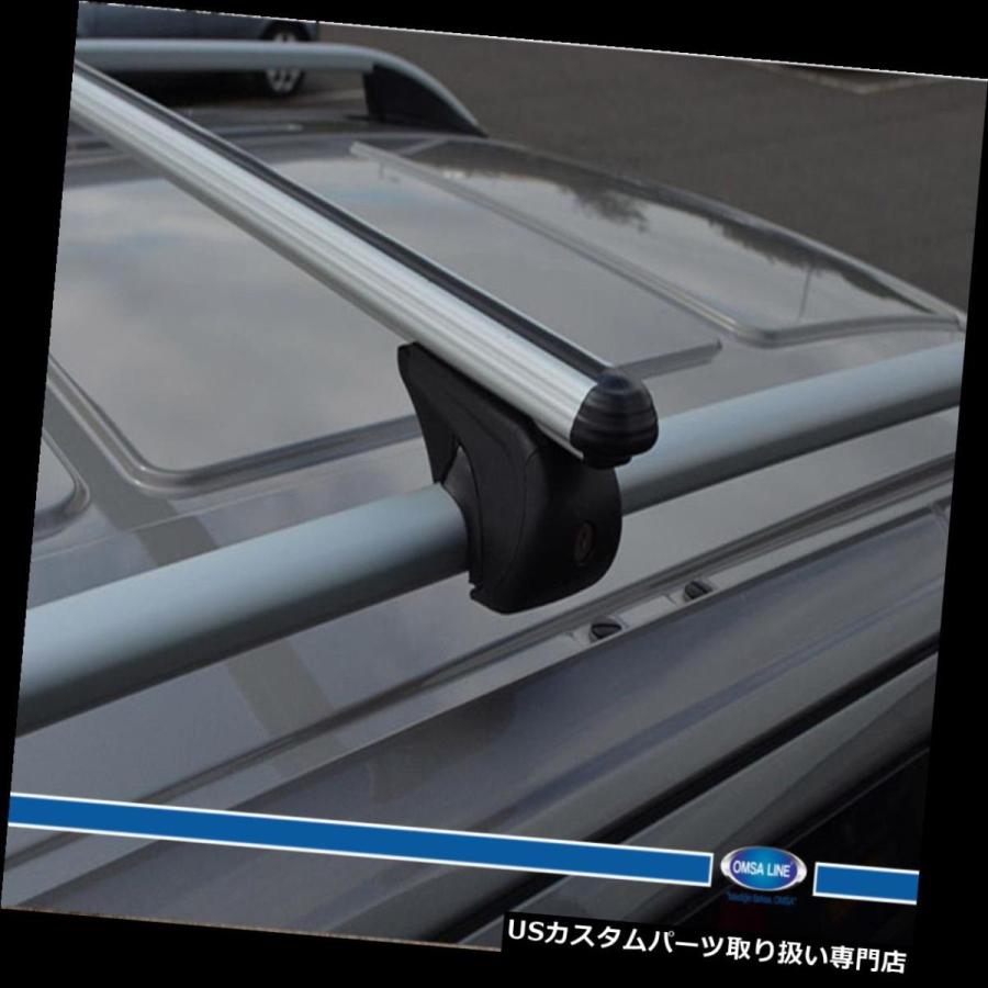 USキャリア KIA SPORTAGE ALUMINUMトップルーフラッククロスバーレールロック可能2010-2018用 FIT FOR KIA