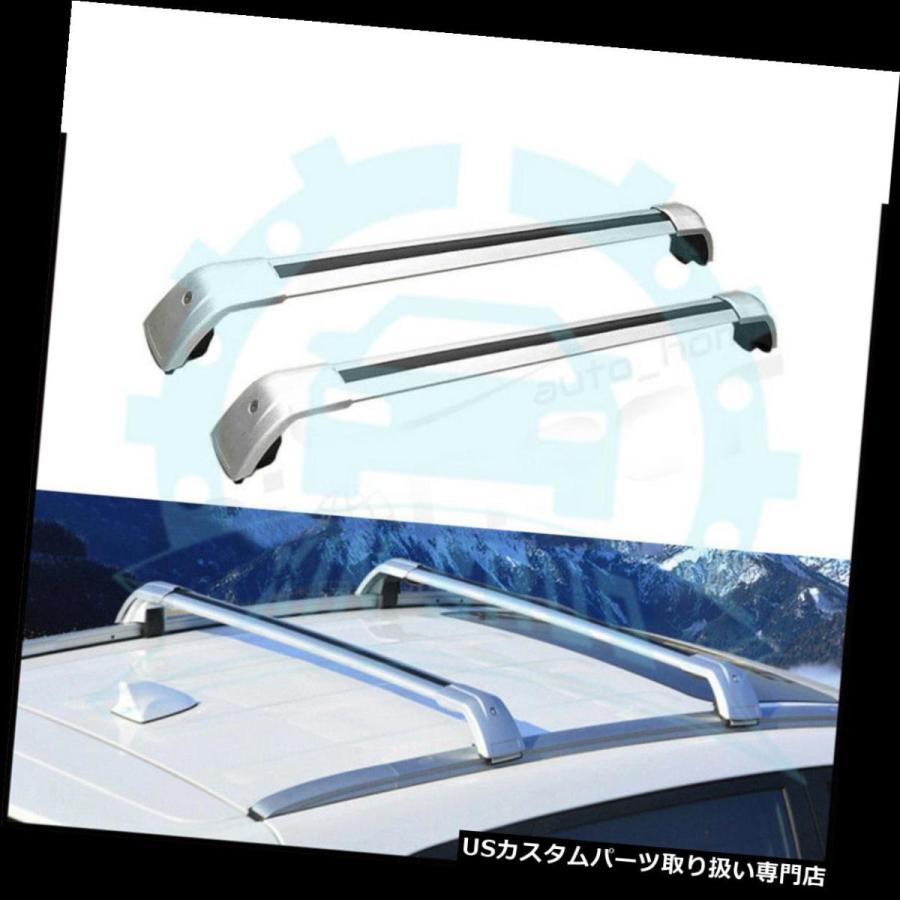 US球歴 鍵を掛けるできるルーフラックレールクロスバークロスバーHyundai Kona 2018 2019 B用  Lockable Roof R ルーフボックス、キャリア-アクセサリーパーツ