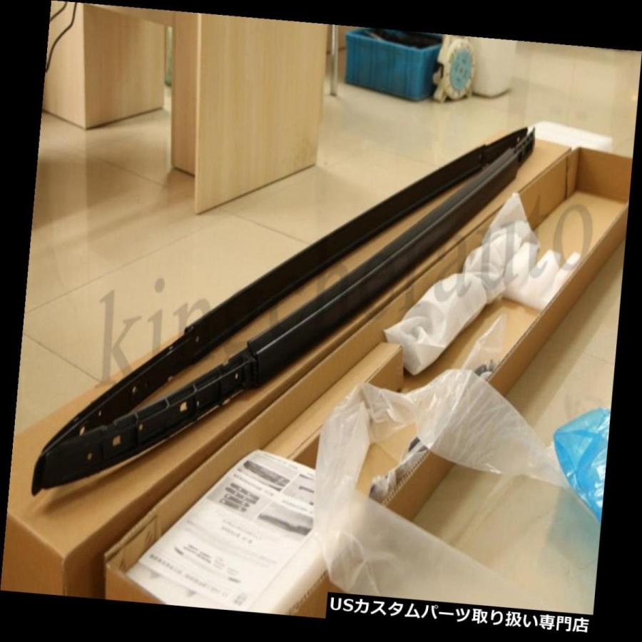 USキャリア 三菱アウトランダー2013-2017ルーフラックレールクロスバークロスバーのための4PCSフィット 4Pcs fit for Mit_1