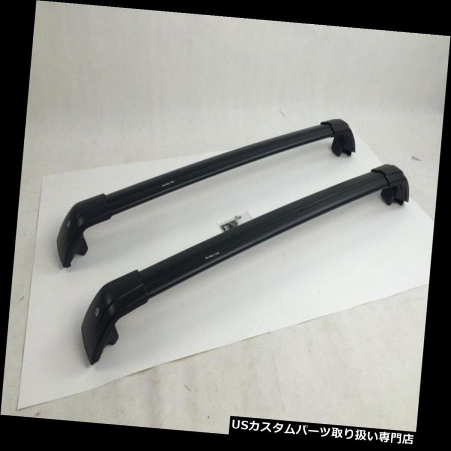 USキャリア 三菱アウトランダー2013-2017ルーフラックレールクロスバークロスバーのための4PCSフィット 4Pcs fit for Mit_2