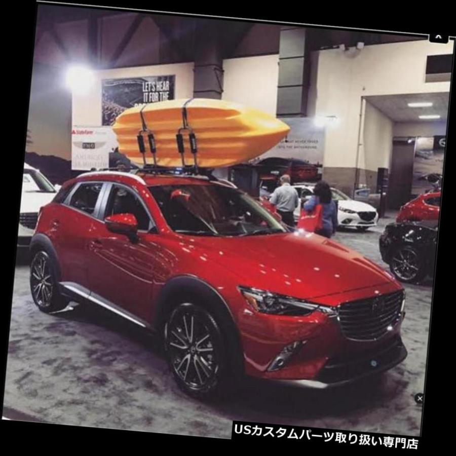 USキャリア マツダCX - 3 2016 2017 2018ブラックアルミルーフラック