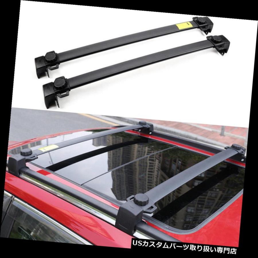 USキャリア JEEP用すべて新しいコンパス2017-2018手荷物ルーフラックレールクロスバークロスバー2ピース  for JEEP all ne
