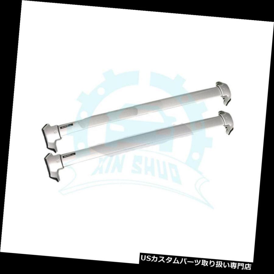 USキャリア ホンダCRV CR-V 2017-18シルバールーフラックレールバークロスバー荷物キャリア  For Honda CRV CR-V 2_1