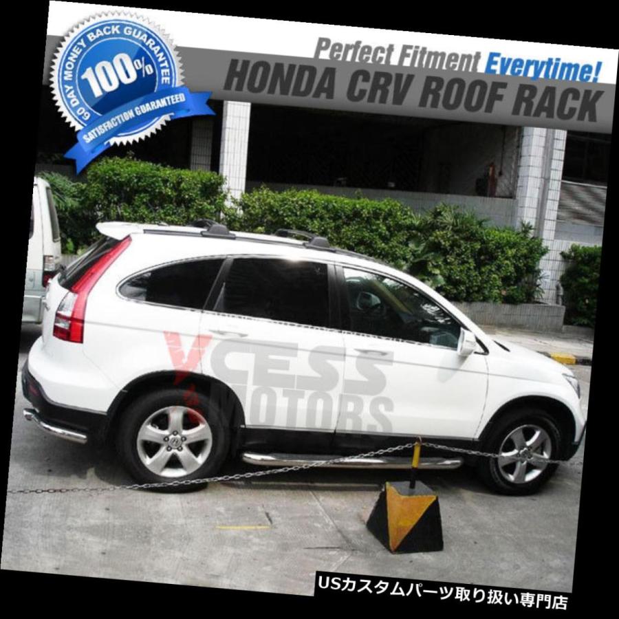 USキャリア 07-10ホンダCRV CR-V OEスタイルブラックトップルーフ