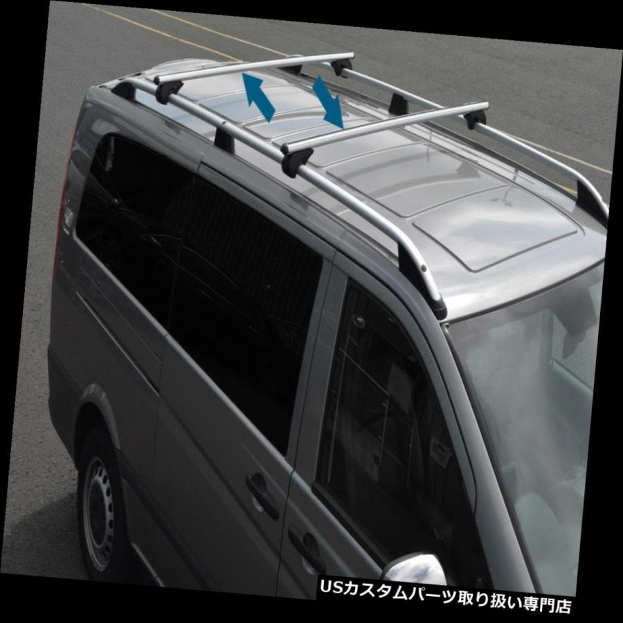 USキャリア フォルクスワーゲンキャディー（2016+）にフィットするルーフレール用クロスバーロック可能  Cross Bars For Roof_1