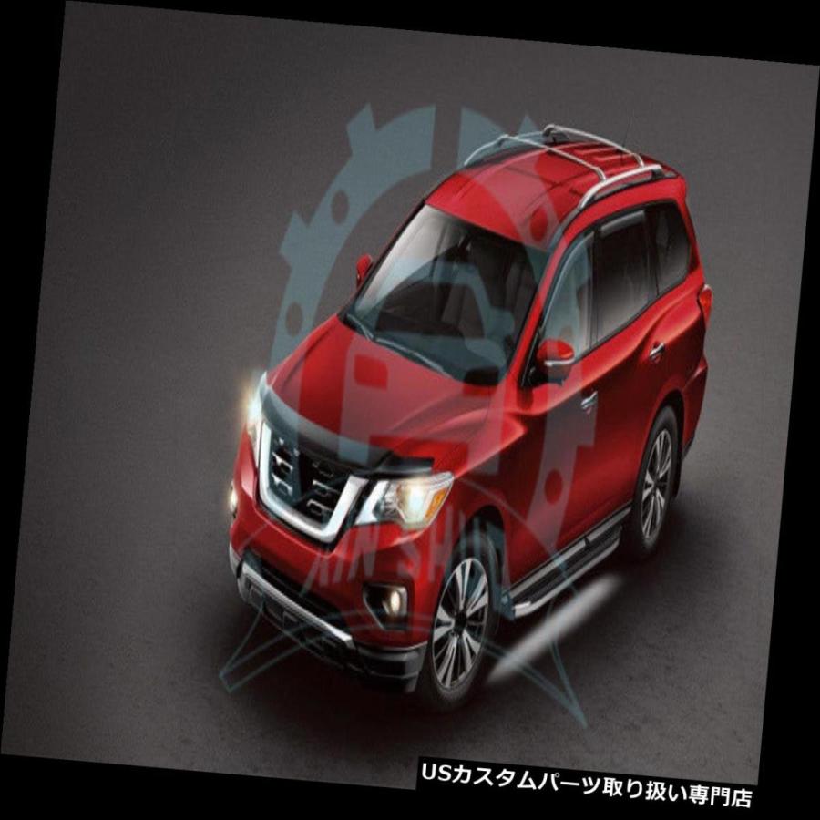 USキャリア 日産パスファインダーR52 2013-2018ルーフラックレールクロスバークロスバーB用2個  2Pcs for Nissan Pat_2