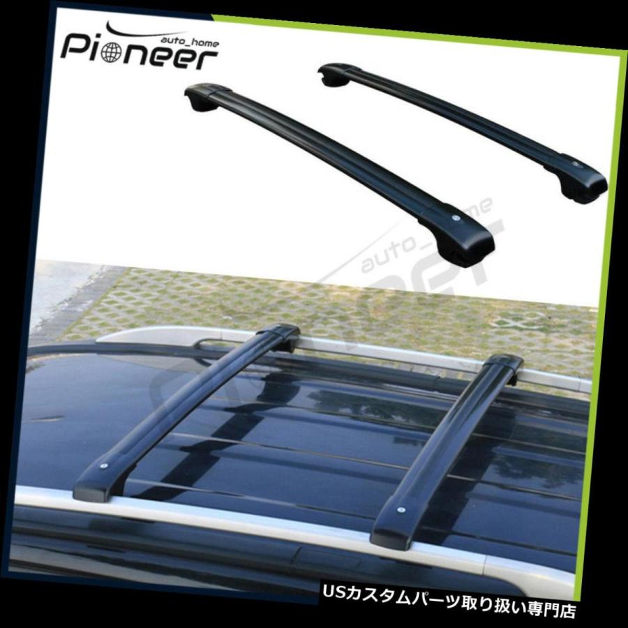 USキャリア 2本のロック可能なルーフレールラッククロスバークロスバーフィットレクサスRX350 2011-2015用  2Pcs Lockable
