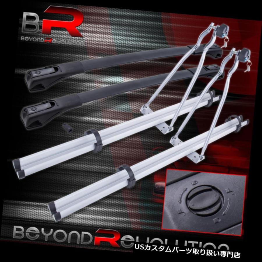 USキャリア 2013-2018トヨタRAV4 +アルミ自転車自転車キャリアマウント用ルーフクロスバー  Roof Cross Bar For 20
