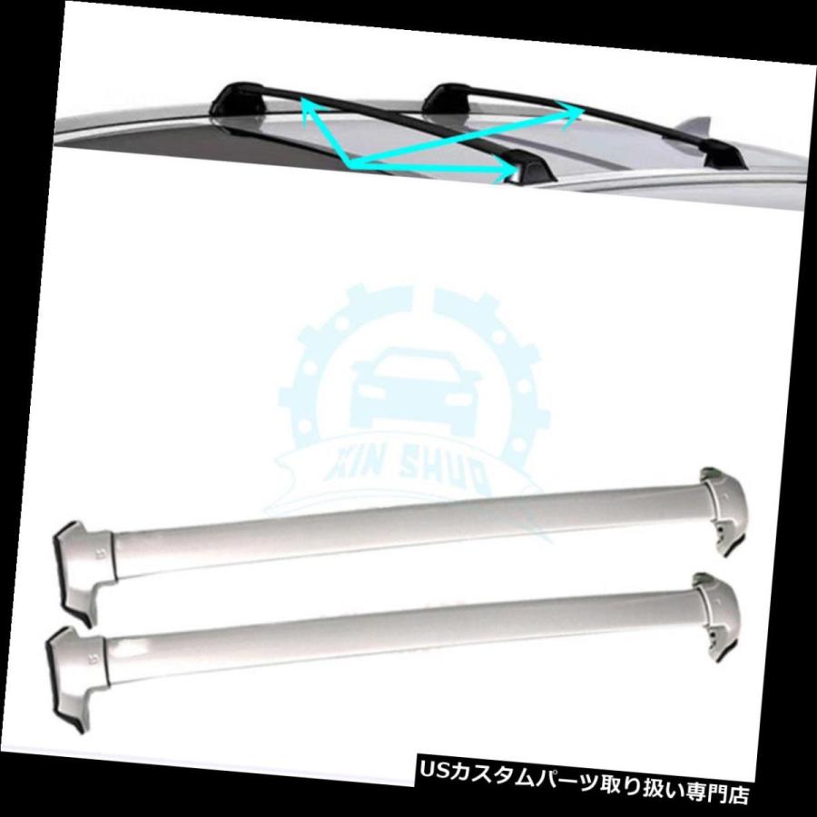USキャリア ホンダCRV CR-V 17-18シルバールーフラックレールバークロスバー荷物キャリアuy  For Honda CRV CR-V 1
