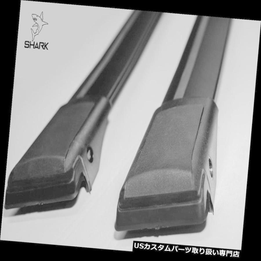 USキャリア ダイハツBe-go 2006プレゼントブラックアルマイト用アルミルーフラッククロスバーセット  Aluminium Roof Rack