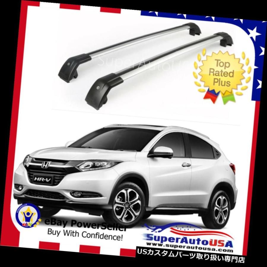 USキャリア トップルーフラックフィット2015  -  2018年ホンダHRV HR  -  V手荷物荷物クロスバークロスバー**  Top Ro