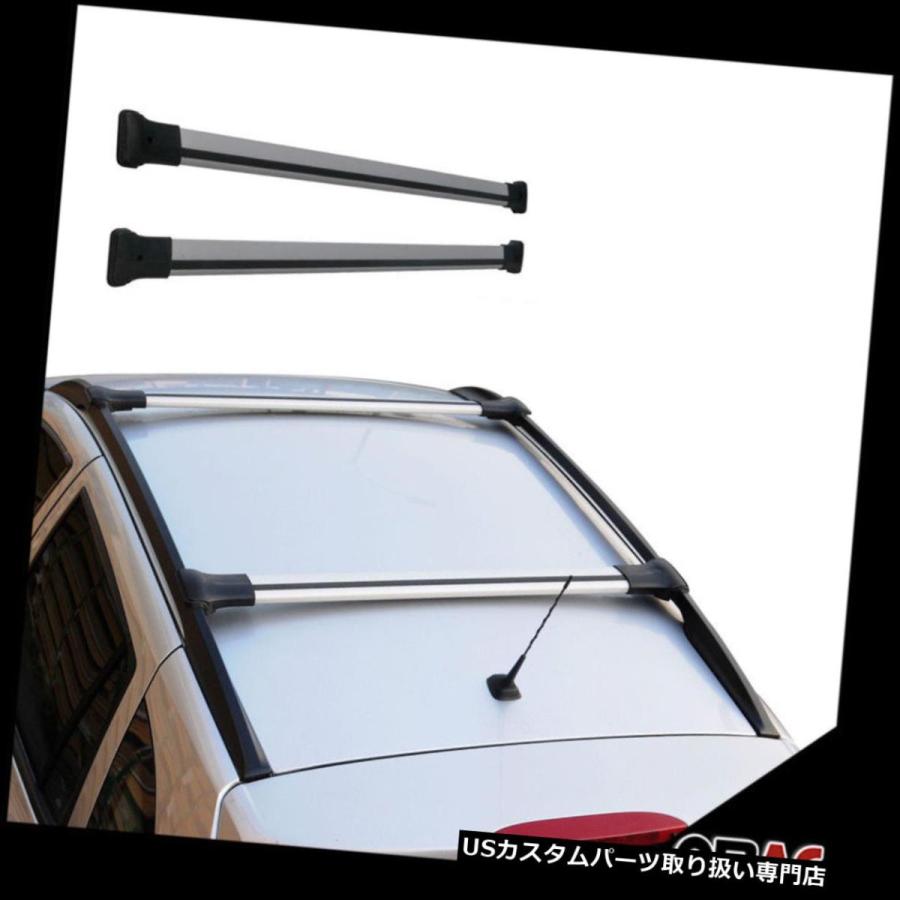 USキャリア VW TIGUAN 2016-ルーフラッククロスバーキャリッジレールAlu 2 Pcs.with TUV  VW TIGUAN 201