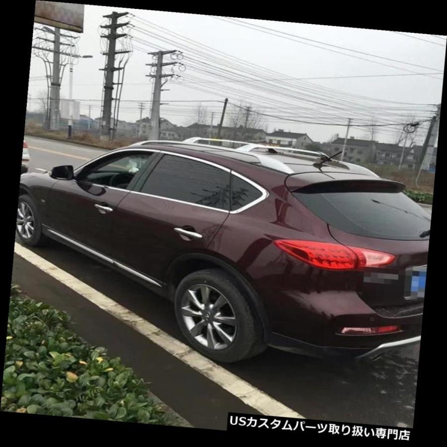 USキャリア フィットインフィニティQX50 EX 2010-17手荷物荷物ルーフラックレールクロスバークロスバー fit Infiniti QX