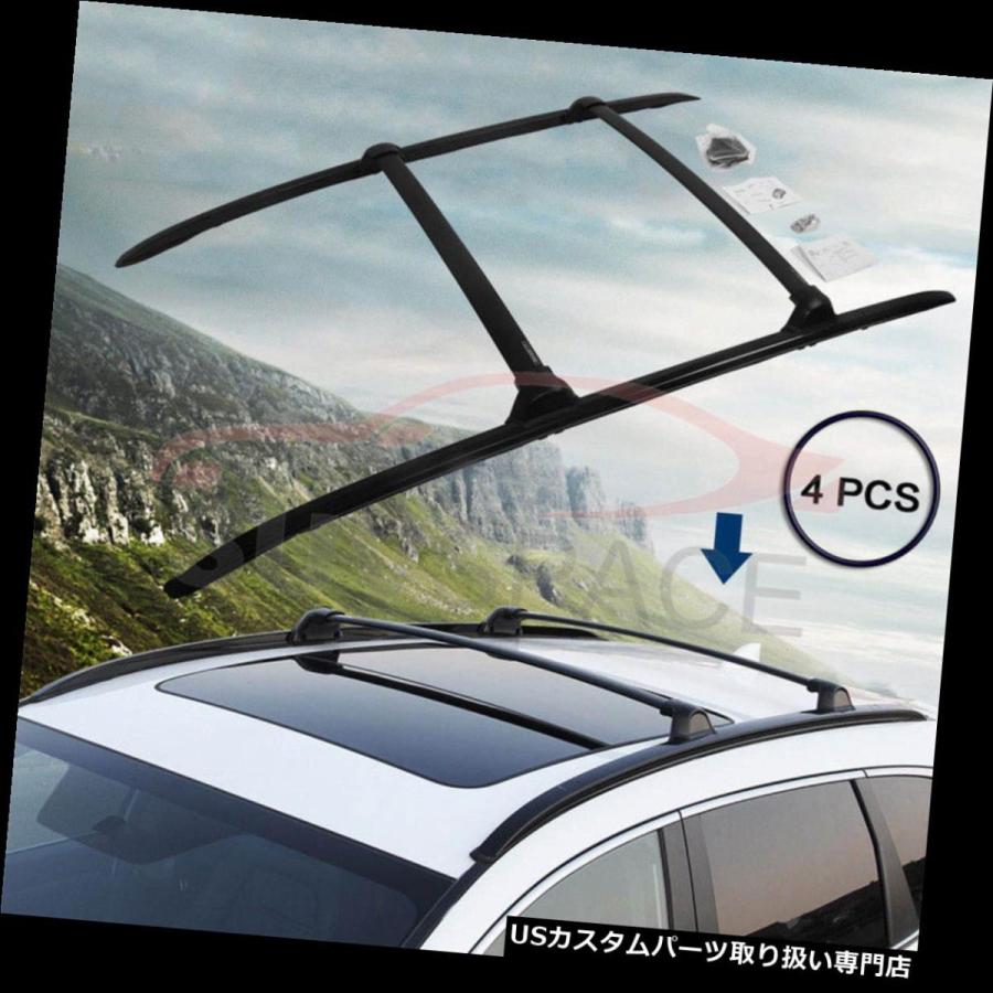 USキャリア HONDA CRV CR-V 2017 2018 4本ルーフラックレールクロスバークロスバー用フィット Fit for HONDA