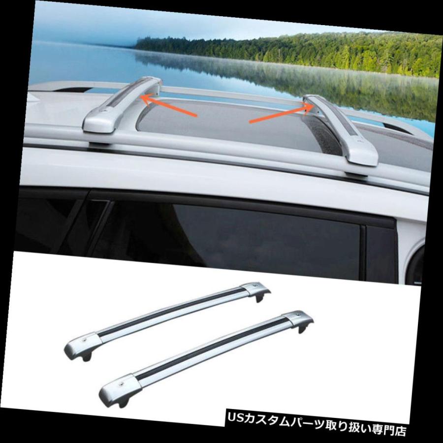 USキャリア シボレーキャプティバ2008-2015年用2PCSアルミ合金ルーフラッククロスバーセット 2PCS Aluminum alloy R