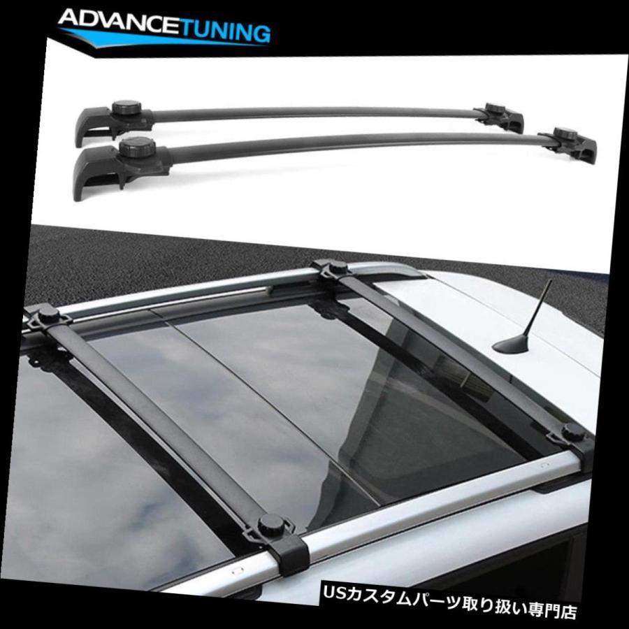USキャリア フィット14-18ジープ反逆者OEファクトリースタイルブラックルーフラッククロスバーペア  Fits 14-18 Jeep Reneg