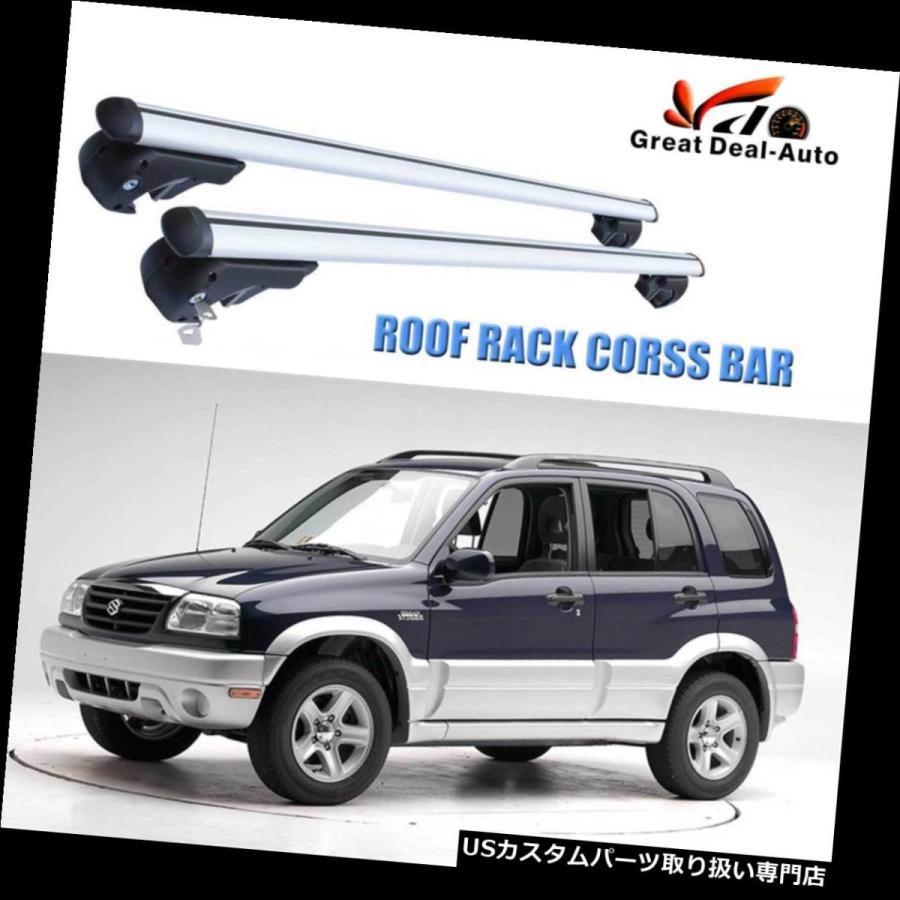 USキャリア ルーフレール付きスズキグランドビターラ用アルミ合金ルーフラッククロスバー  Aluminum Alloy Roof Rack Cros