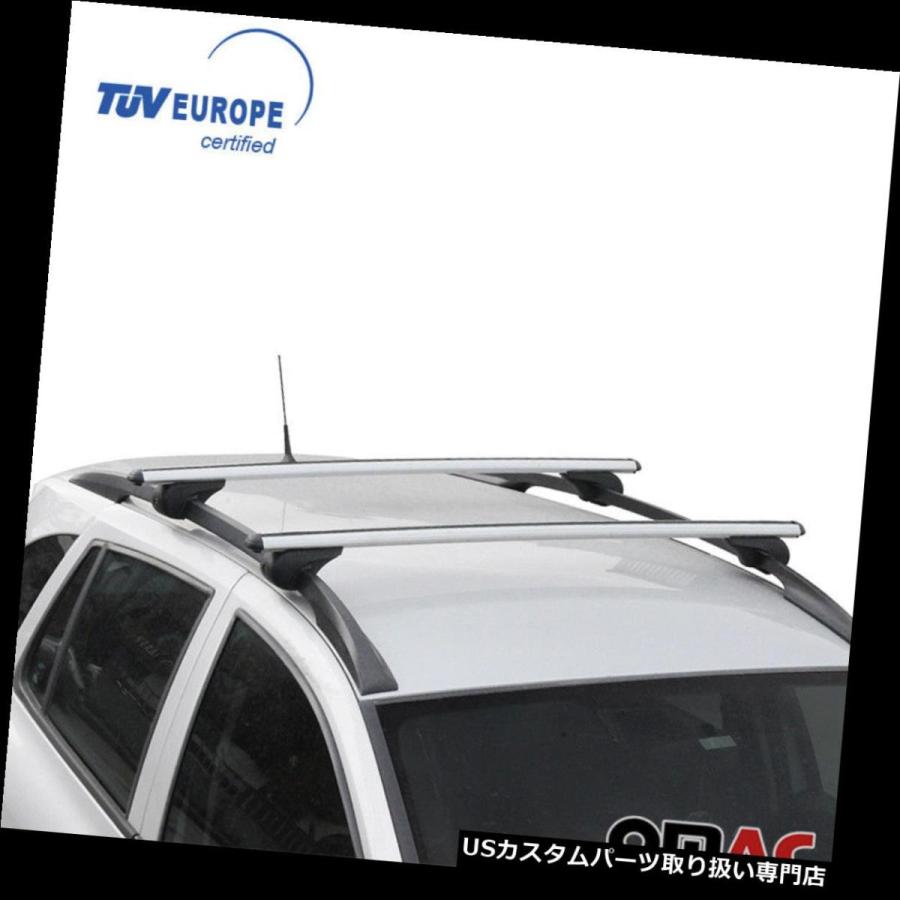 USキャリア フォルクスワーゲントゥアレグアルミルーフラッククロスバー2011-2017（ロック可能）TUV付き  VOLKSWAGEN TOUAR