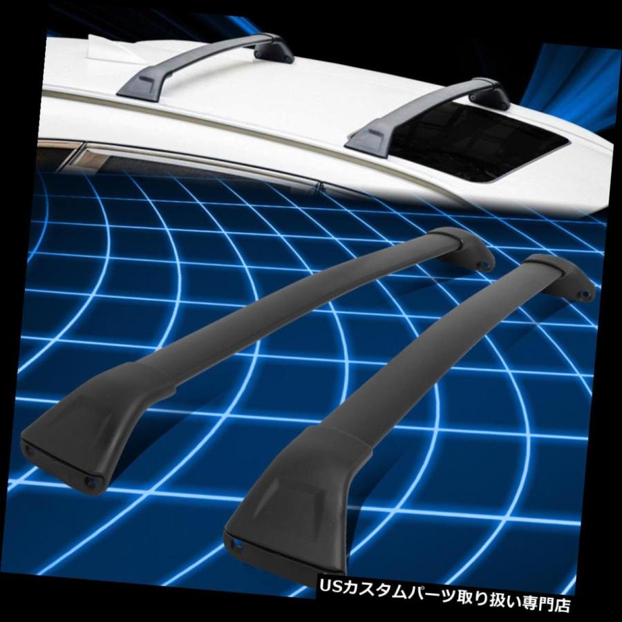 USキャリア 17-18マツダCX5ペアアルミトップルーフラックレールクロスバー荷物キャリア  For 17-18 Mazda CX5 Pair A