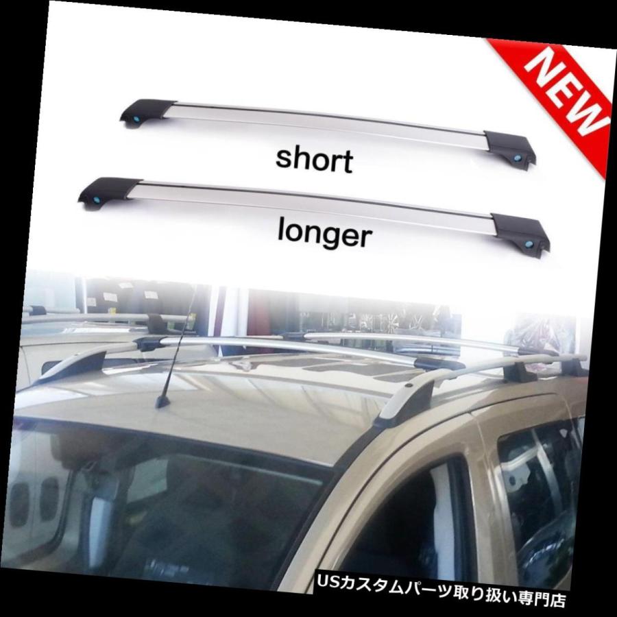 USキャリア 2013-15マツダCX-5用ルーフラックトップクロスバーレールペアシルバーアルミ  For 2013-15 Mazda CX-5 A