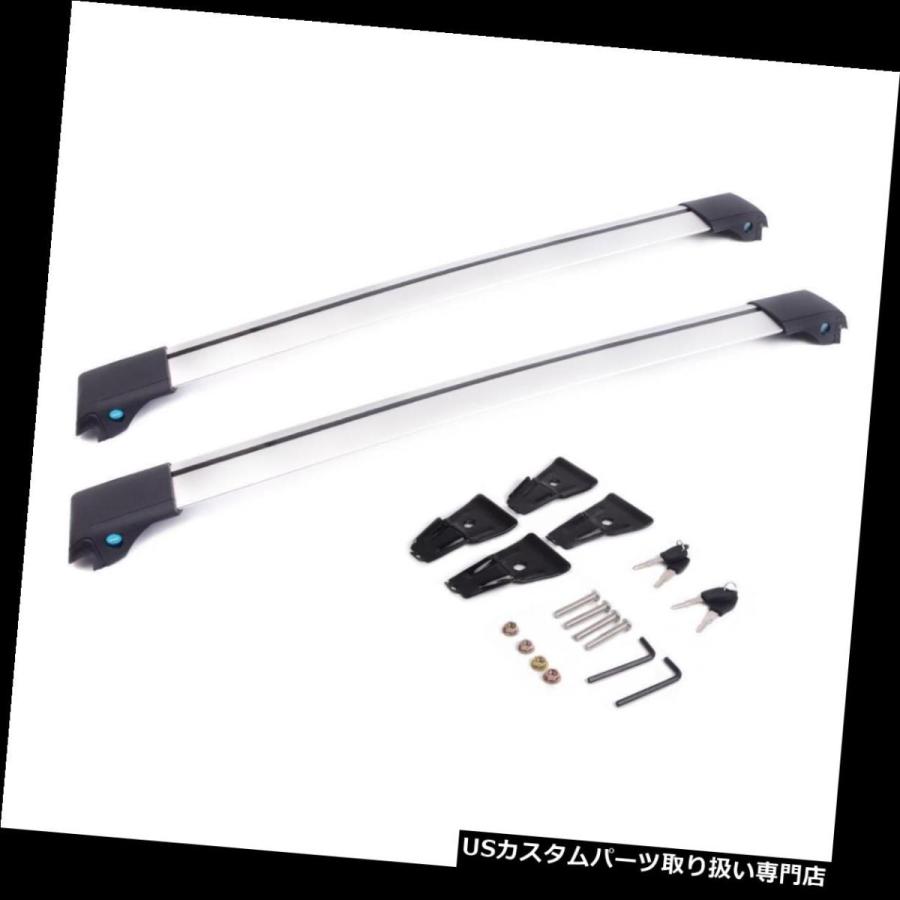 USキャリア 2013-15マツダCX-5用ルーフラックトップクロスバーレールペアシルバーアルミ  For 2013-15 Mazda CX-5 A_2
