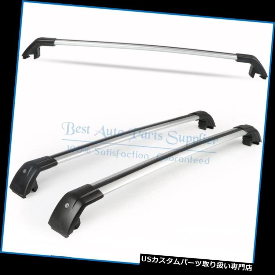 USキャリア ボルボXC60 2013-2019手荷物荷物クロスバークロスバーの新しいトップルーフラック  New Top Roof Rack Fo_1