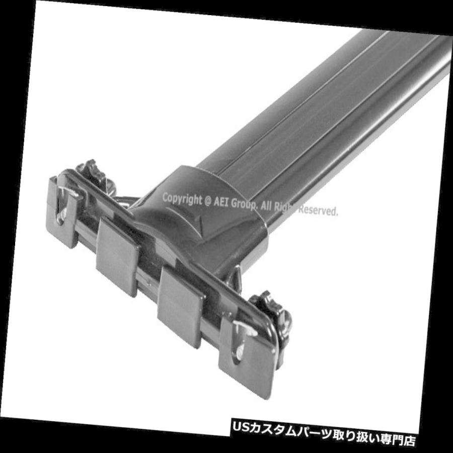 USキャリア トヨタ4ランナー04-09ブラックルーフラッククロスバー荷物  