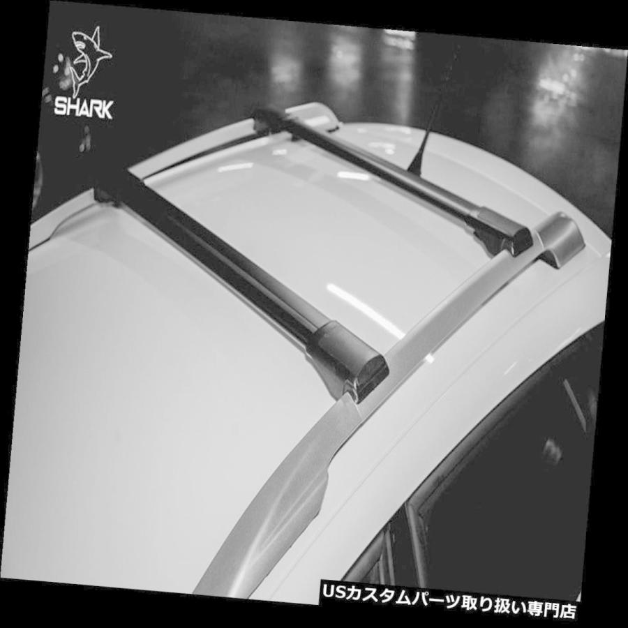 USキャリア シトロエンXM MK2不動産1994-2000ブラック用アルミルーフラッククロスバーセット  Aluminium Roof Rack_1
