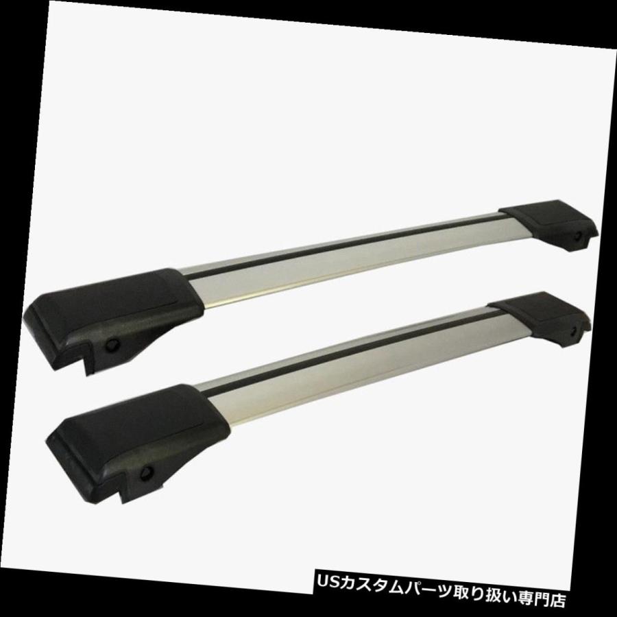 USキャリア インフィニティFX MK2 2008  -  2013年用アルミニウムロック可能なルーフラッククロスバーセット  Aluminium