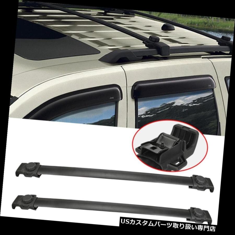 USキャリア フィットジープ反逆者2014年-2018ルーフラッククロスバー荷物荷物キャリア  fit Jeep Renegade 2014-201