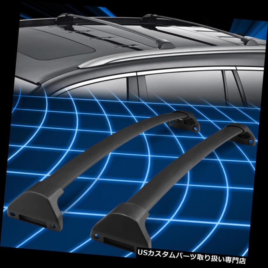 USキャリア 14-18アキュラMDXペアアルミルーフラックトップレールクロスバー荷物キャリア用  For 14-18 Acura MDX Pair