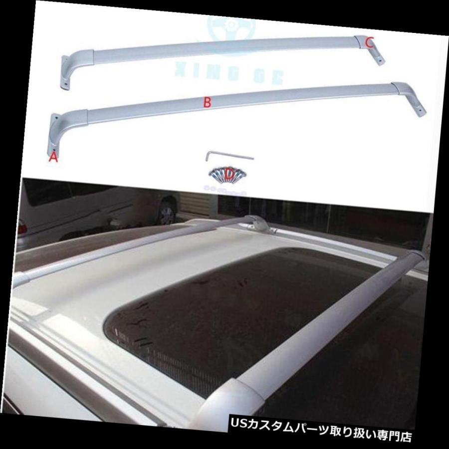 US球歴 Infiniti JX35 QX60 2013-17ステンレス鋼鋼1仕掛けるトップルーフラックレールクロスバー用  For Infinit 自動車-アクセサリーパーツ-ルーフボックス、キャリア