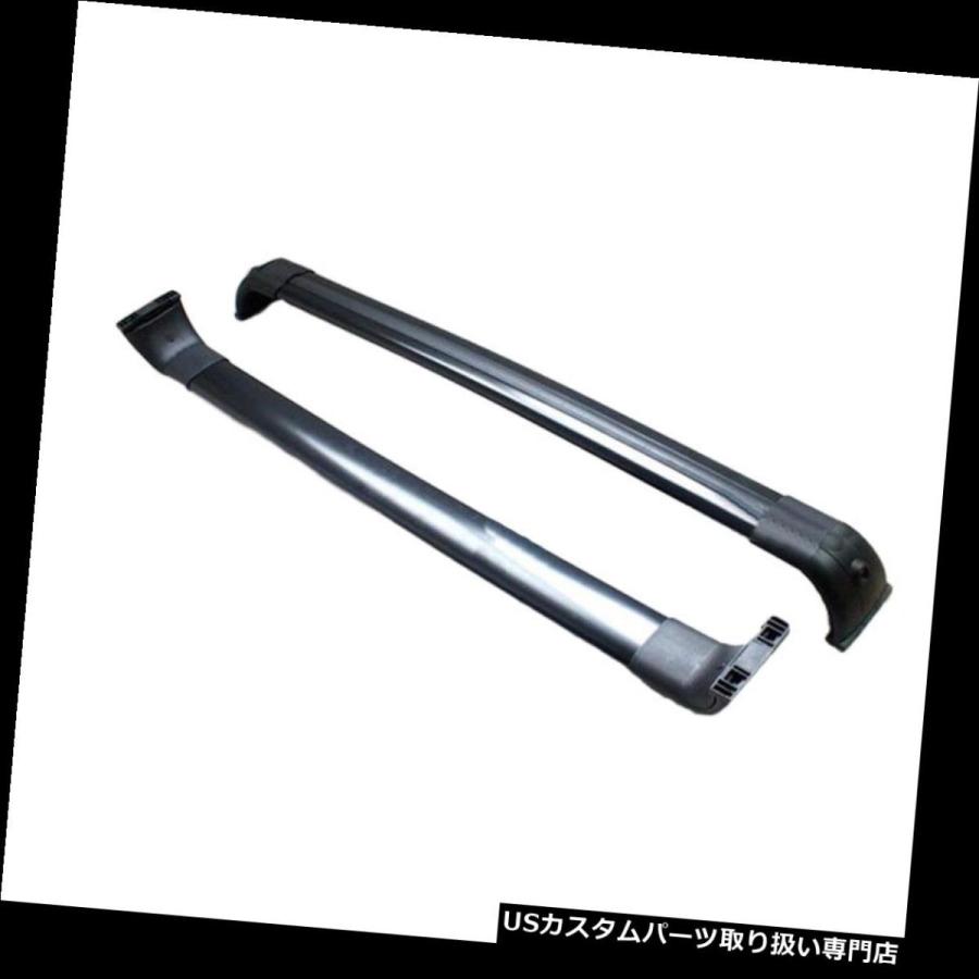 USキャリア ランドローバーLR3 LR4ディスカバリー3または4 2010-2016用ブラックルーフラッククロスバーセット For Land R
