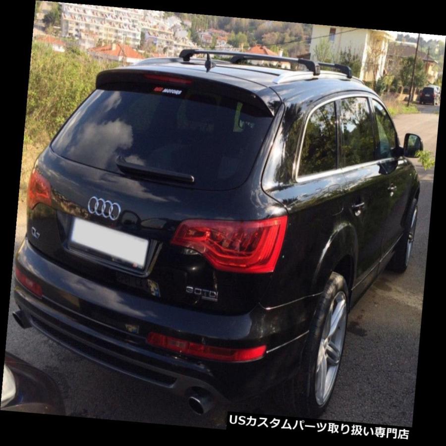 USキャリア アウディQ 5 2008-2018ルーフラッククロスバートップクロスレール固定式調節可能  AUDI Q5 2008-2018 ROO
